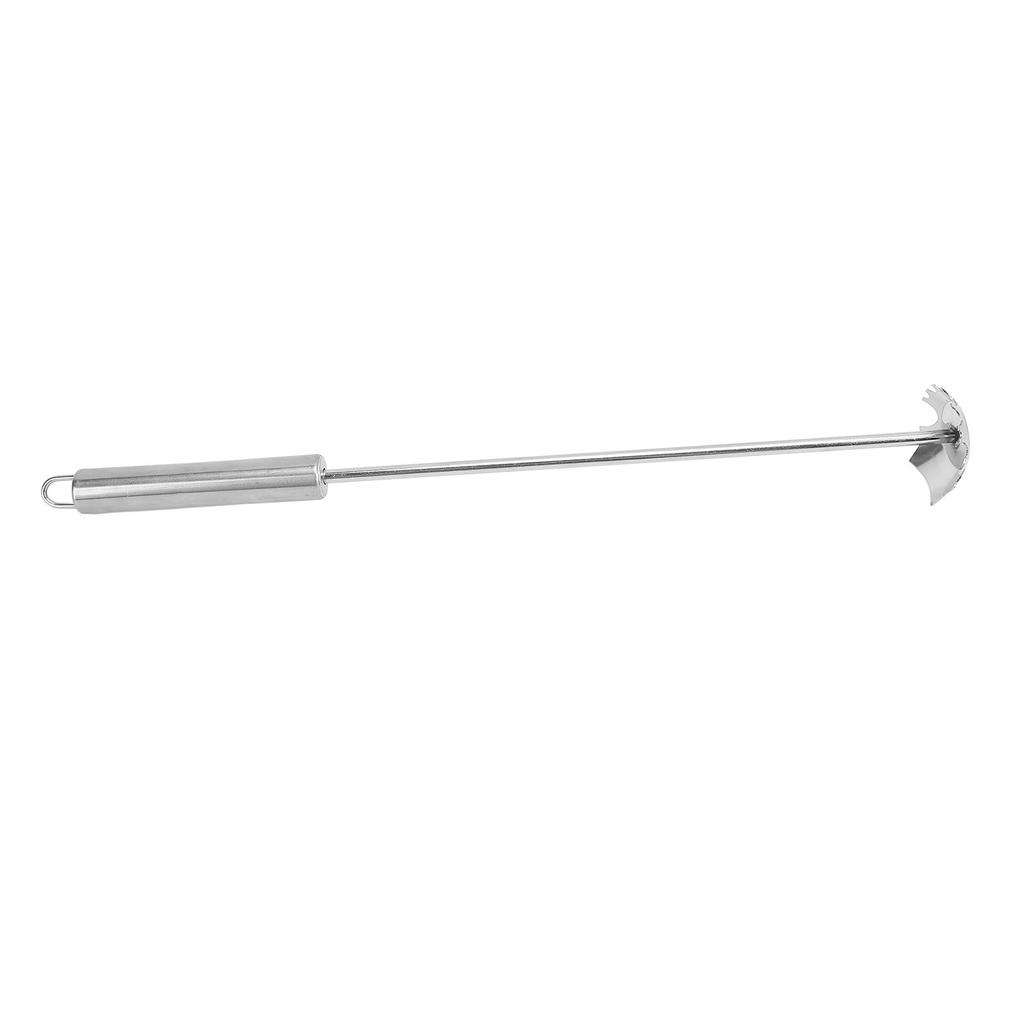 BBQ Grill Cleaning Scraper Stainless Steel Long Handle BBQ Grill Scraper for Home