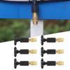 10 Set Micro Garden Watering Spray Head Misting Nozzle with 3‑Way Connector Irrigation System