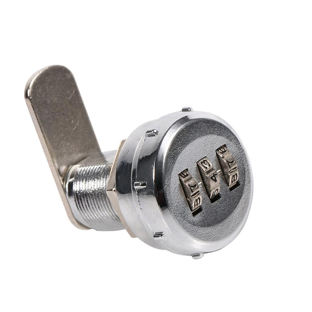 3 Digit   Combination Cam Cabinet Silver Zinc Alloy Convenient Password Security  D Lock #1