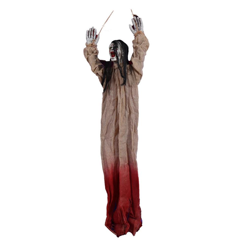 Halloween Decoration Hanging Ghosts Crawling Ghosts Terror Party House Chamber Atmosphere Decoration Props