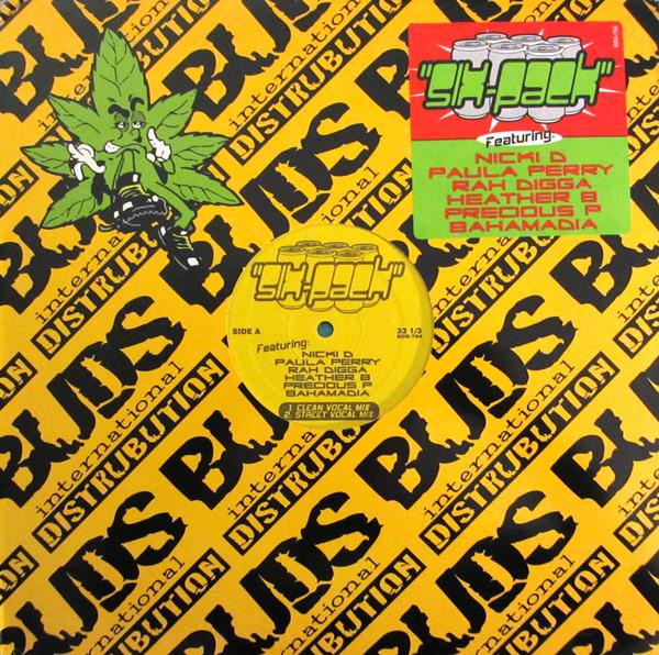 12inch Record NIKKI D, PAULA PERRY, RAH DIGGA, HE - Six-Pack BDS794 Buds Distributi 1998 US Rap & Hip-Hop/R&B Used