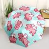 1pc Flying Pigs Automatic Folding Umbrella Portable Collapsible Design, 8-Rib Iron Frame, Durable Fabric, All-Season Casual Outdoor 149
