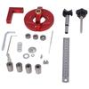 Hinge Jig Drill Guide 35mm Dowelling Drilling Tool Set Kit for Furniture Woodworking