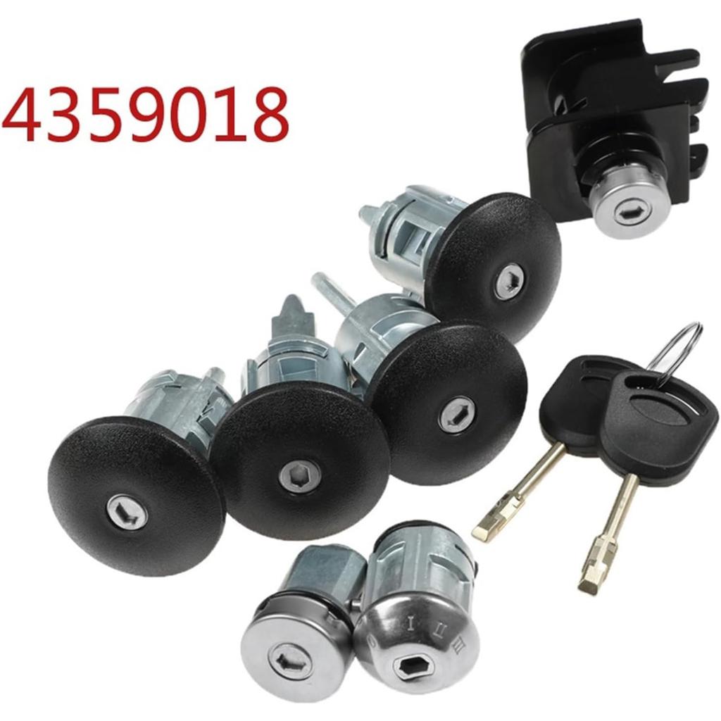 Precise Automotive Ignition Lock Assembly Cylinder Set Including Key For MK6 4359018 1C1A-V22050-BA YC15V22050YG 4119503