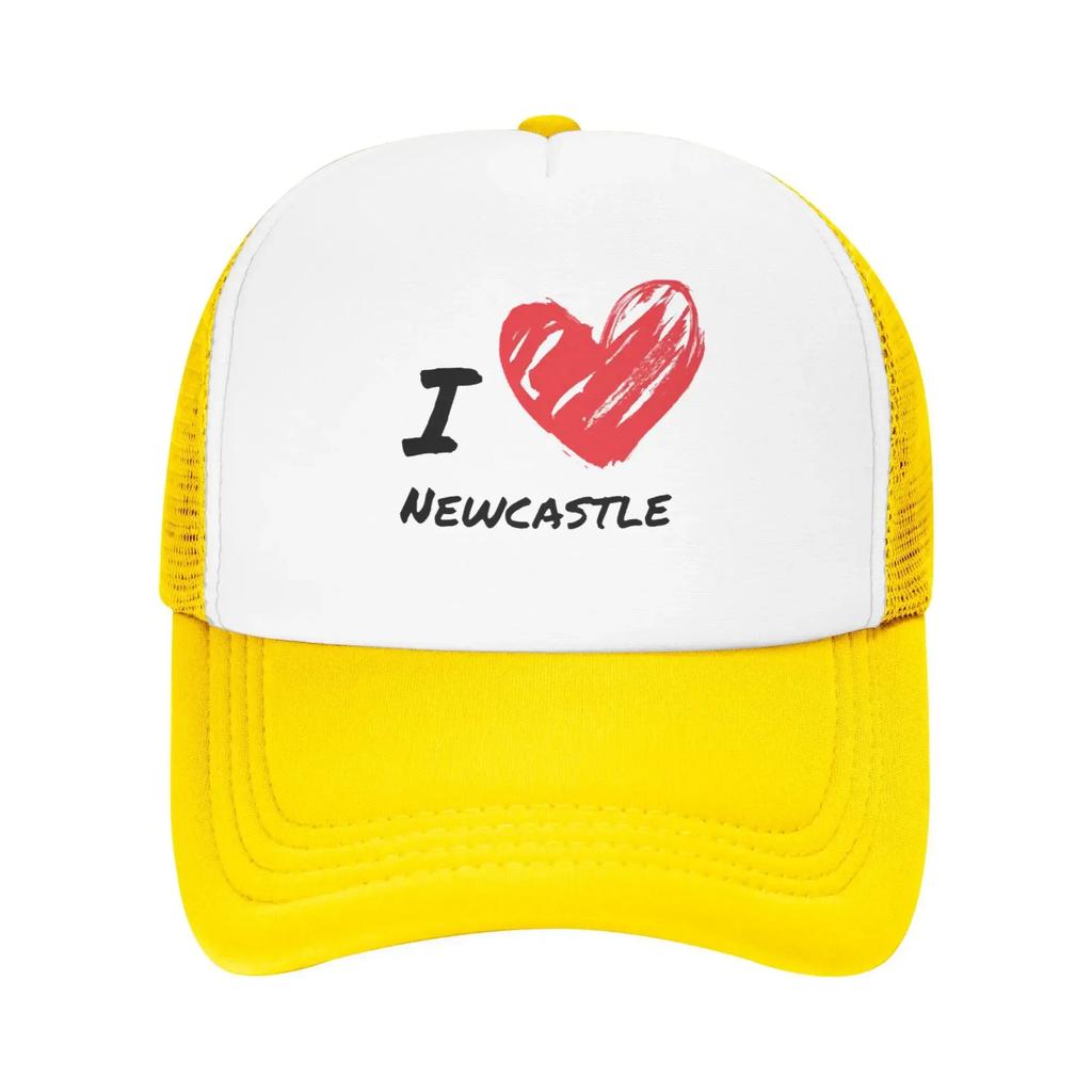 I Love Newcastle Forever Summer Mesh Baseball Caps Men Camping Female Beach Dad Hat Peaked Cap