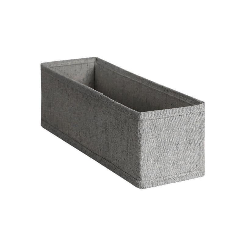

Multipurpose Drawer Styles Breathable Fabric Garment Storage Container Convenient for Underwear Socks Accessories сірий колір