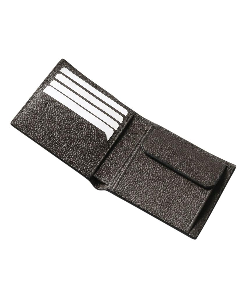 Hirofu Galante Bifold Leather Compact Wallet, Genuine Leather (Product Number: P25-65411) P2565411 Women's Eclipse (213) 00 (One Size)