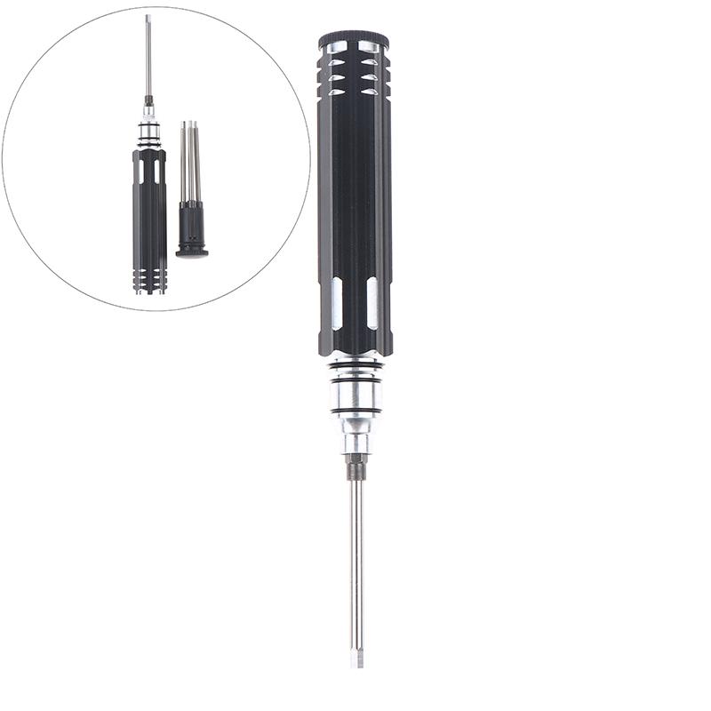 4-In-1 Hex Screwdriver Set Metal Tool Kit 1/1.5/2.0/2.5/3.0Mm For Rc Helicopter Car Airplane Drone Aircraft Models Repairing