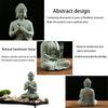 Meditating Buddha Statue Sculpture Table Art Home Room Decoration Gift for Housewarmin