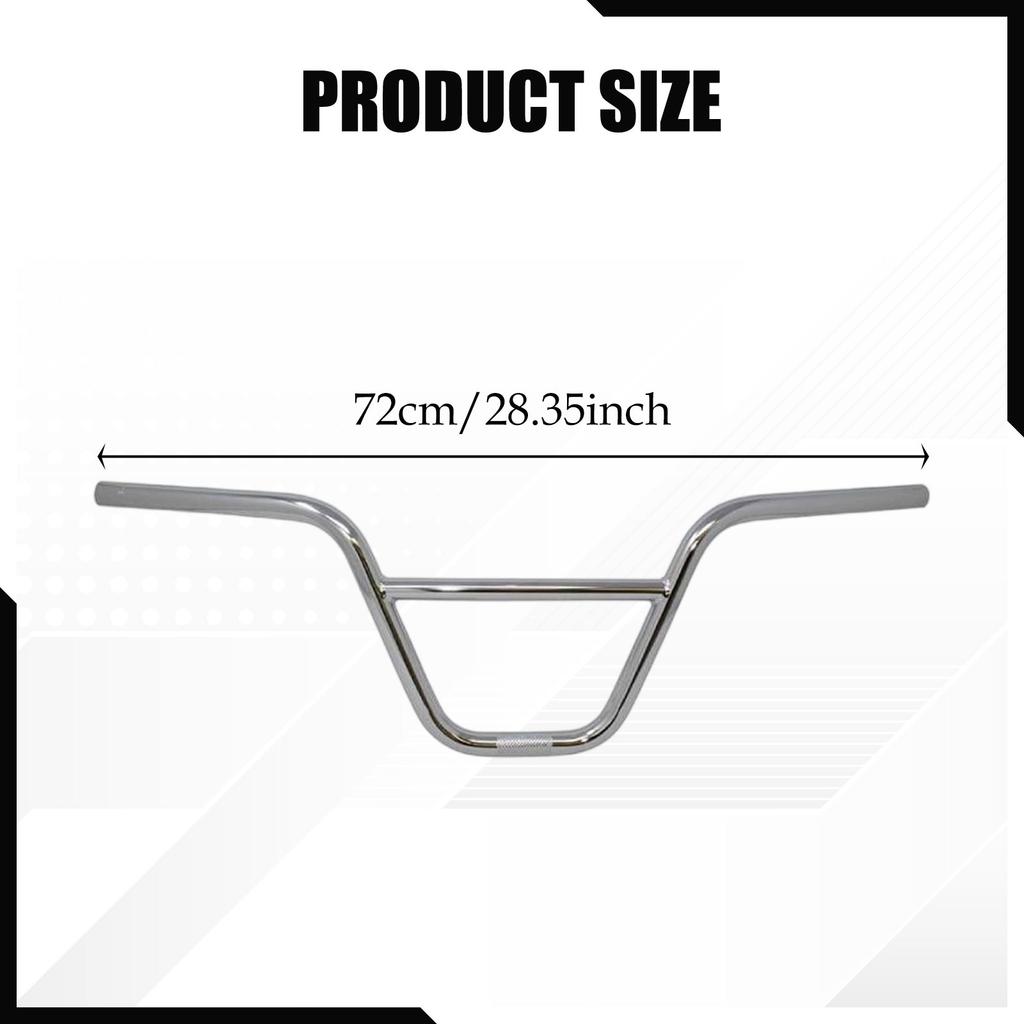 Bicycle Handlebar Universal Mountain Bike Metal Riser Bar Cycling Accessory Lightweight for Biking Mountain Bikes Riding