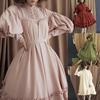 Gothic Lolita Dress Japanese Soft Sister Black Dresses Cotton Women Cute Princess Dress Girl Halloween Costume