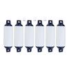 Boat Inflatable Bumpers Fenders PVC for Sailboats Mooring Cushioning Fishing Boats, 6 Set Boat Fender Buoy Yacht Docking Mooring