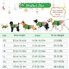 Green Elf Pet Cosplay Costumes Striped Winter Warm Christmas Dog Clothes Comfortable Lovely Puppy Vest Coat Chihuahua