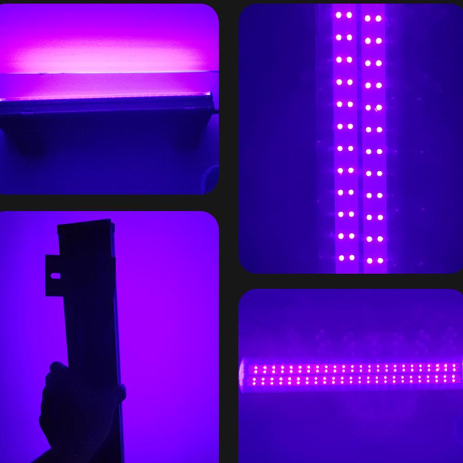 50W UV Black Light Bar Upgraded 96 LED Blacklight Wall Washer Light 395-405nm LED Blacklights Bar for Glow Party Halloween Decor