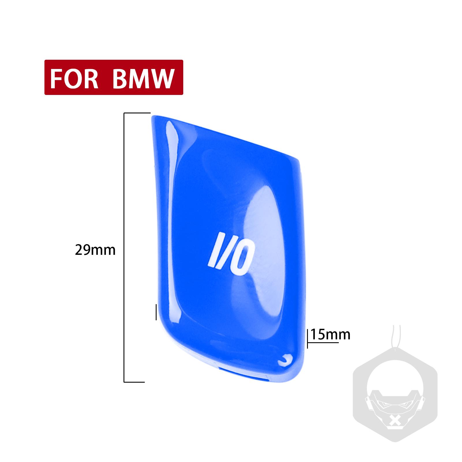 

Для BMW E46 1998-2004 M3 VO кнопка ввода/вывода крышка управления рулевого колеса отделка отделка автоаксессуары автомобильные аксессуары синий
