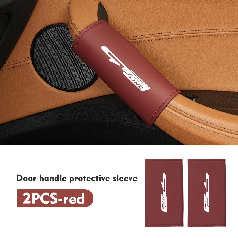 NAQF7 For KIA Car Handle Protective Cover Roof Handle Covers Auto Interior Accessories K5 K2 Optima Soul Spectra Niro Cadenza Sephia