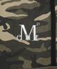 MUCENT Mauve Matching Metal Logo Camo Color Block Wide Elastic Pants