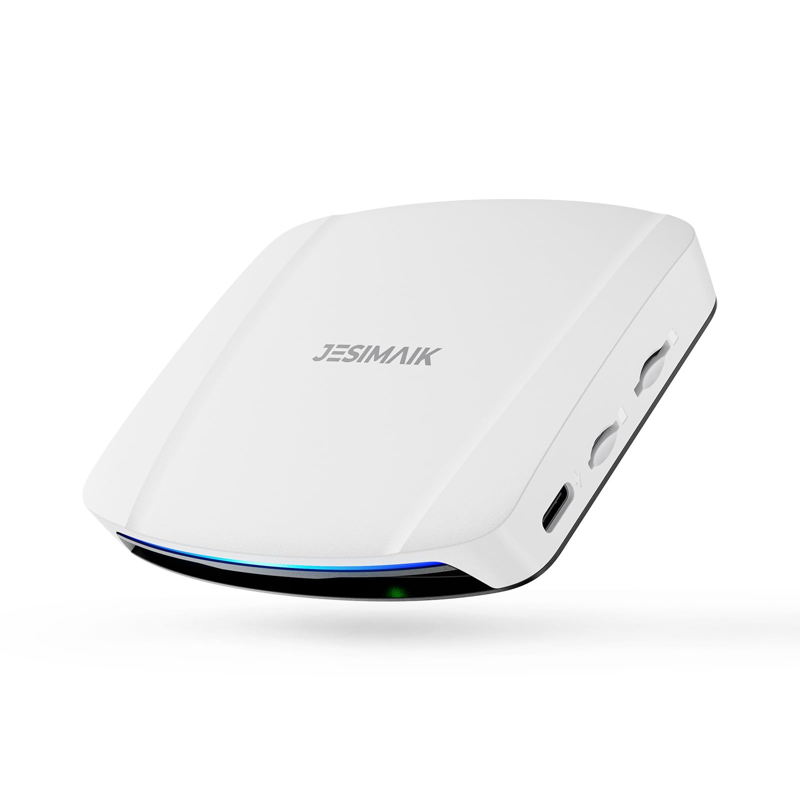 

JESIMAIK CarPlay Ai Box Вы можете смотреть YouTube Netflix в вашем автомобиле Беспроводной Car Play Оснащен Android Автоматическое подключение Разделение экрана возможно белый