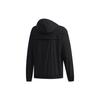 Adidas Lightweight Woven Windbreaker Jacket With Hood And Logo Men Outerwear Black FI8759