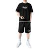 Summer Men's Casual Sports Set Short Sleeved Shorts Set
