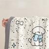 Flannel Cartoon Shawl Blanket Printing Sofa Blanket Creative Capybara Blanket  Home