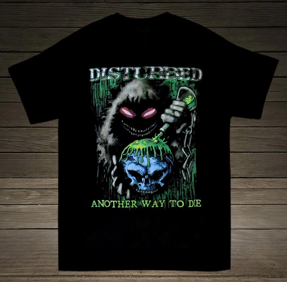 Rare Disturbed Band Cotton Gift For Family Black S-2345XL Unisex T-Shirt Unisex T-Shirt L