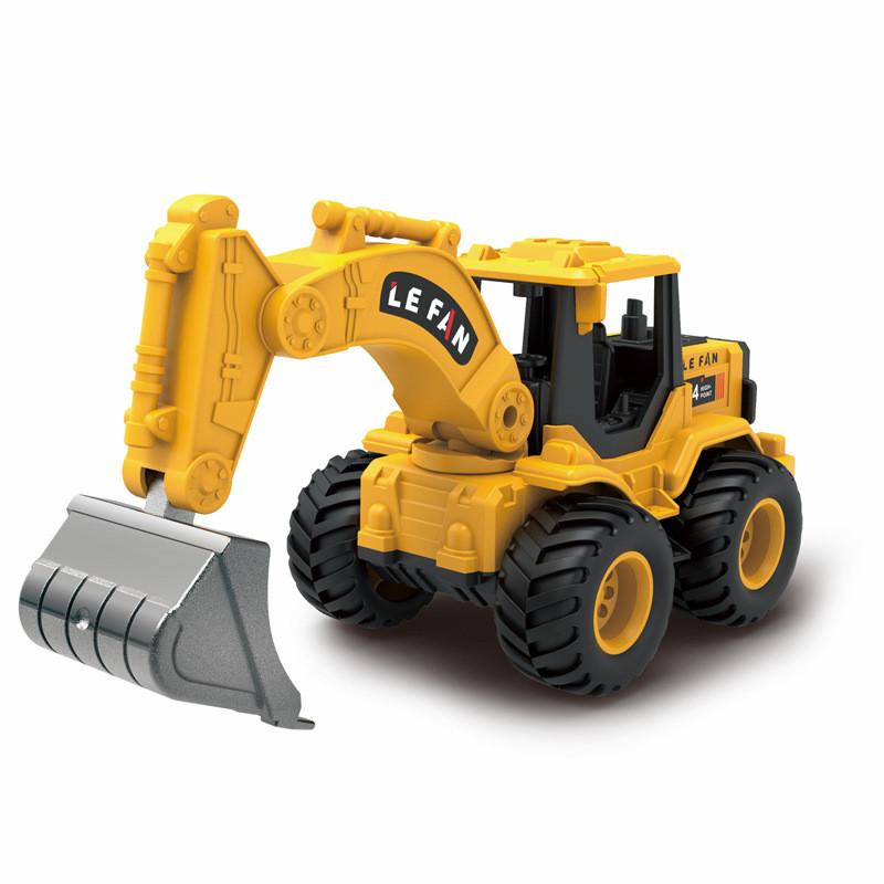 Simulation Inertial Sliding Excavator Bulldozer Model Children Toy For Kids Development