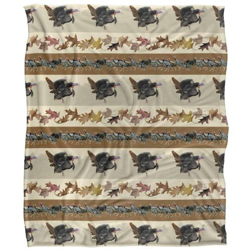 JQ Licensing Silky Autumn Leaf Supersoft Blanket