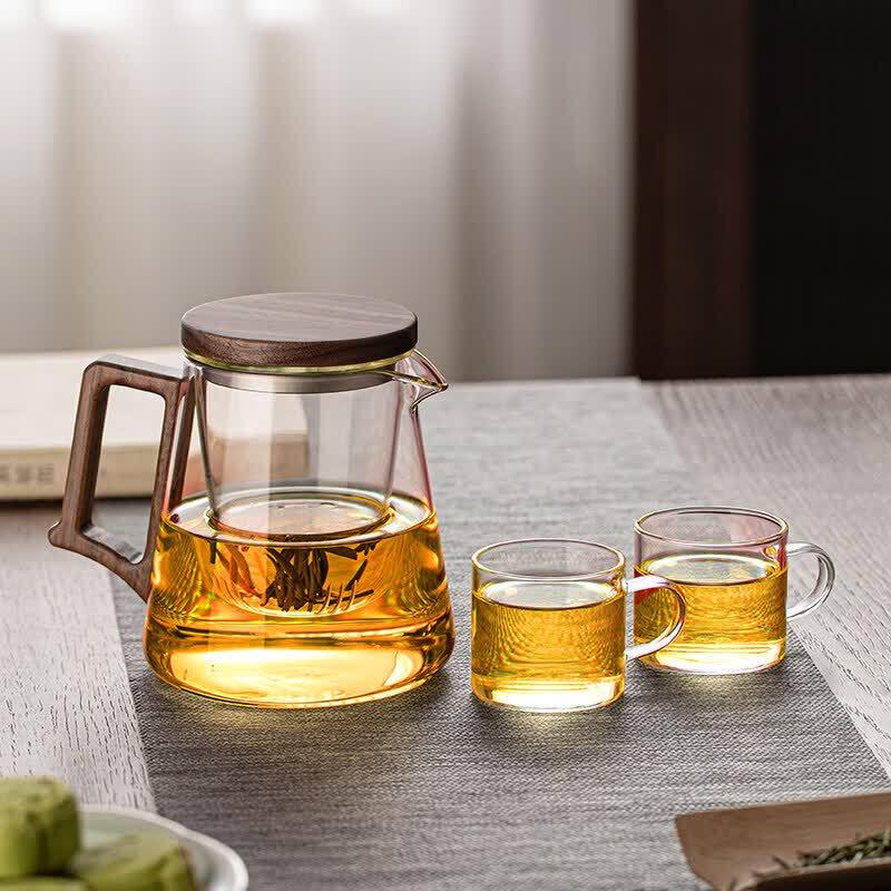 Heat-Resistant Glass Teapot