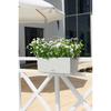 Plant pot Lechuza White Black polypropylene