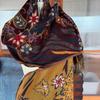 Botanical Pattern Large Stole Shawl