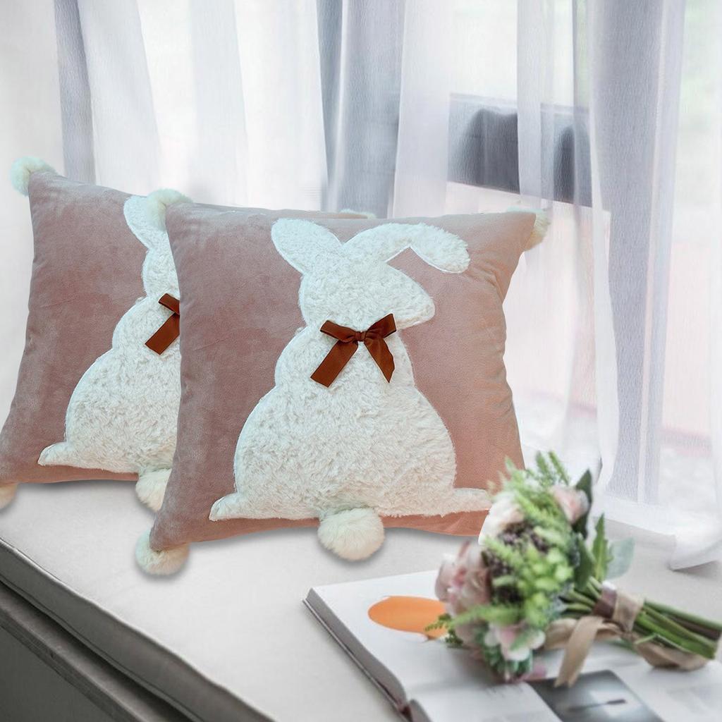 Embroidered Easter Elements. New Pillows For Living Room  Not  Pillow Core17.7*17.7inch.1pc