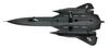 TANG Scale Blackbird Alloy Finished US Air Force NASA Airplane Model DYNASTY(TM) 1/144 SR-71 Model, Paint,