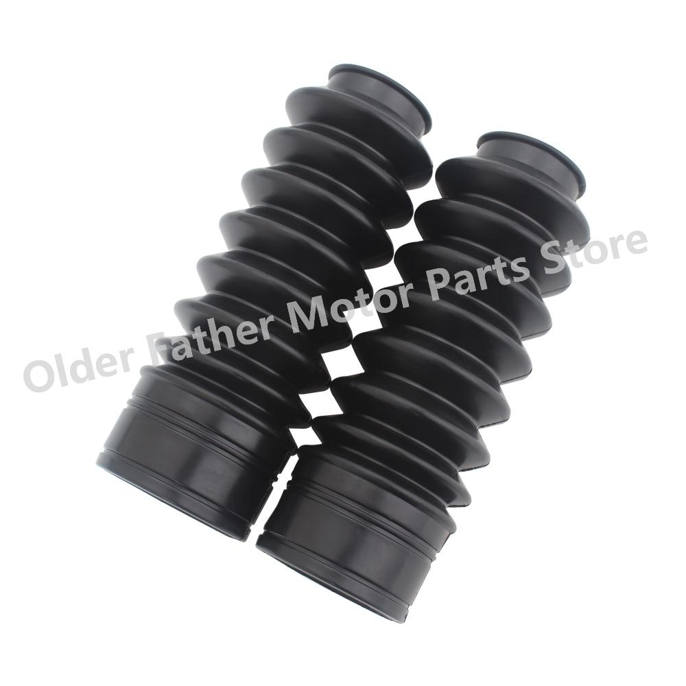Motorcycle Accessory Rubber Front Fork Cover Gaiters Gators Boot Shock Protector Dust Guard For Triumph Climber T100 T120 T900