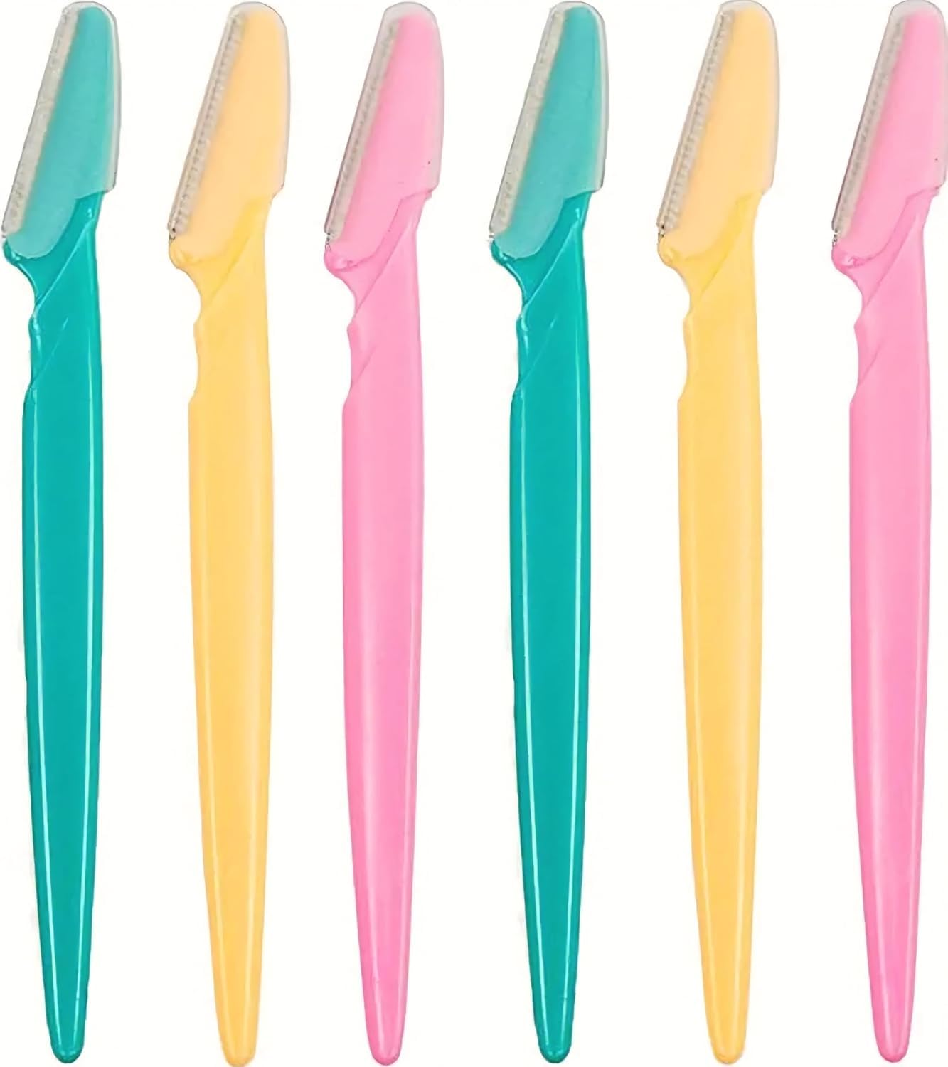 Lecherous Women Reusable Face Razor | Eyebrow & Facial Hair Removal Razor | Safe & Pain Free Remover | Pack Of 6 Razors (6)