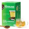 Fearless Pure & Original Green Tea Bags 25 pcs | 100% Whole Leaves | Latest Safe Pyramid Tea Bags | Can Be Brewed Twice | Natural & Organic Flavo
