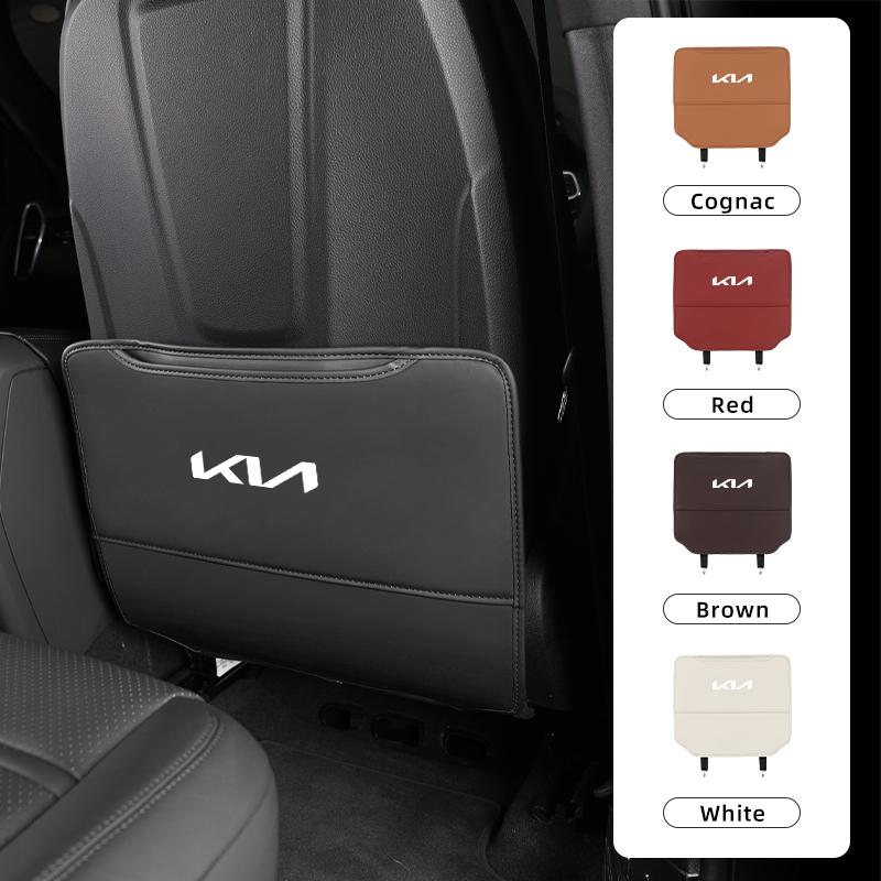 Tappetino Anti-Calcio per Sedile Auto Coprisedile in Pelle Protettivo Interni Per KIA Sportage Rio Ceed Niro Soul Stonic Picanto Proceed Sorento