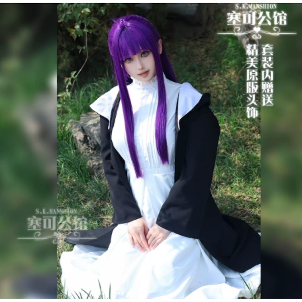 Fern Cosplay Costume Anime Beyond Journeys End For Halloween Comic Con Frieren Fern Outfits