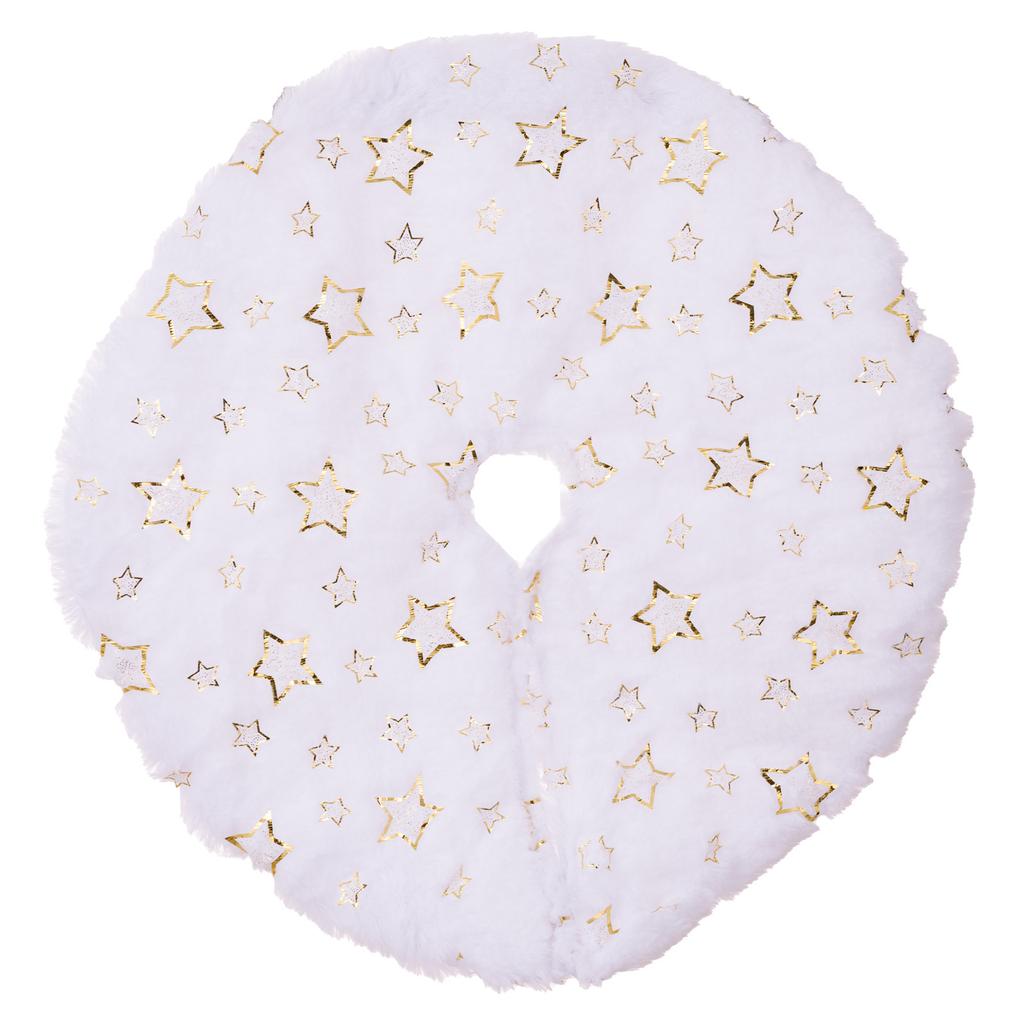 New Style Christmas Tree Skirt Double-layer Plush Tree Skirt Mini Tree Skirt Decoration