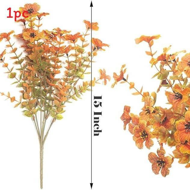 

Artificial Fall Flowers Silk Plant With Uyguali And Violet Colors For Holiday Home Decor Matthiolaincana