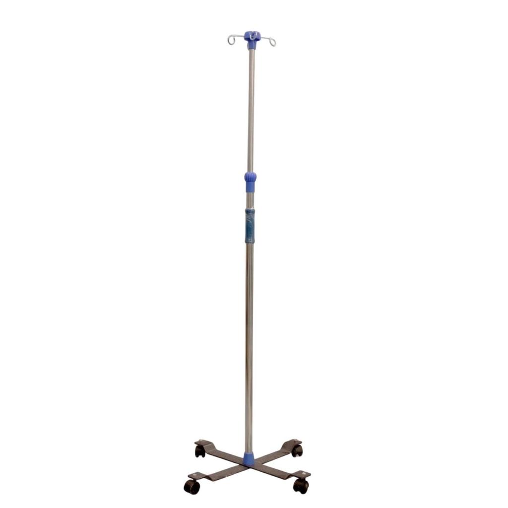 Intravenous Pole Stainless Steel Infusion Stand Height Adjustable