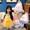 Non-Toxic 25-60Cm Cartoon Fruit Cake Plush Doll Pillow Strawberry Grape Mango Blueberry Cake Plush Toy Home Decoration Gift For Children