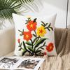 Flower Pillow Cover Does Not Include Core Pastoral Style Home Sofa Pillow Bedside Cushion Office Waist Pillow Quilt