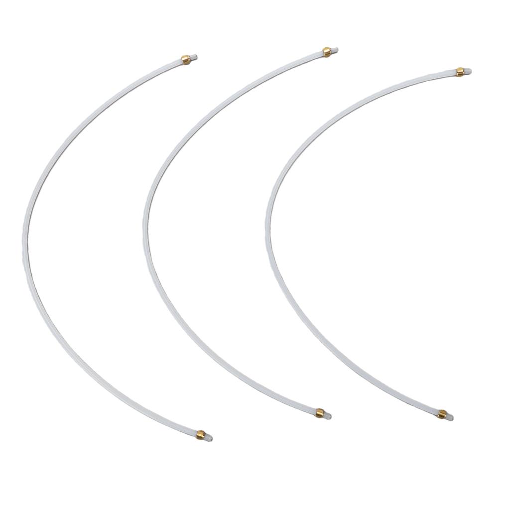 3PCS Milk Tube Fit for Delonghi Coffee Machine 4mm Stainless Steel Plastic Milk Frother Hose Tubing Coffee Machine