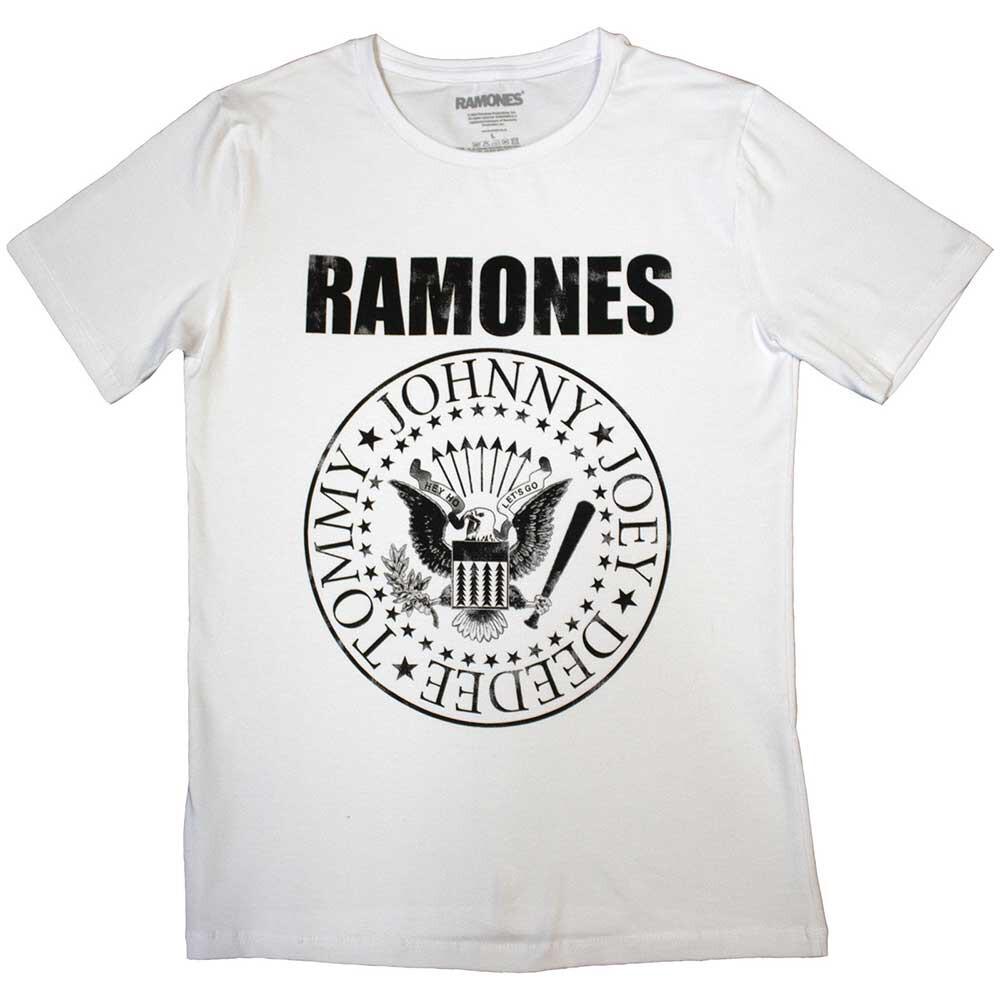 

Ramones - Presidential Seal - Ladies Junior White T-shirt Unisex T-Shirt XXL