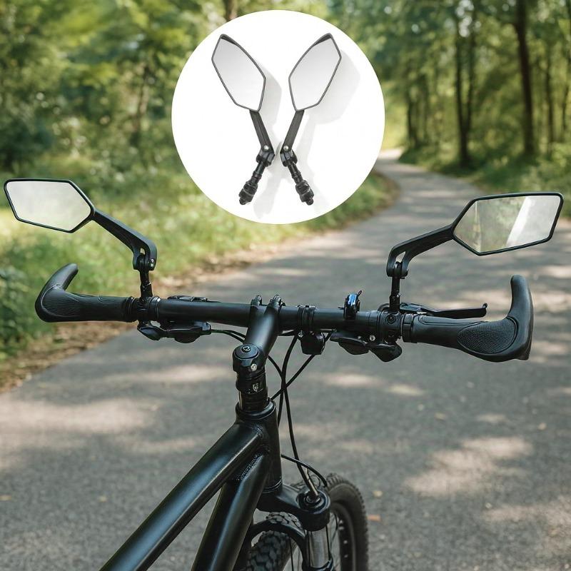 Adjustable Rotating Rearview Wide Angle Mirror for Cycling Road Bike Handlebar Safety Accessories