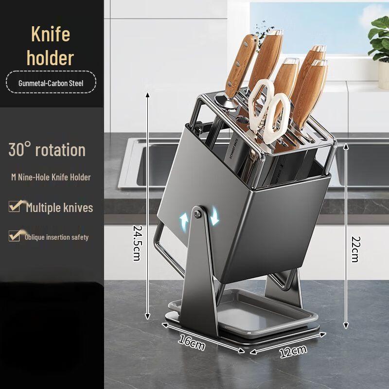 Miflame Rotating Countertop Knife Holder