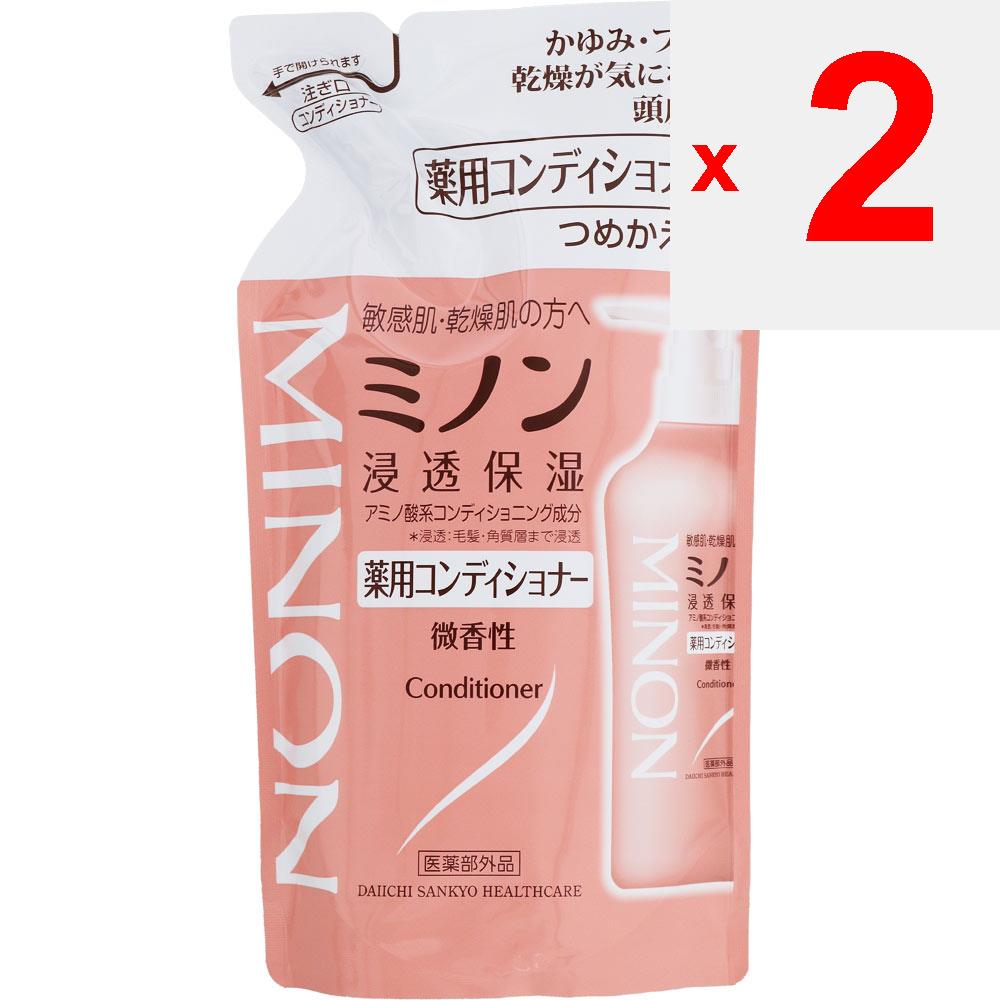 Daiichi Sankyo Healthcare Minon Medicated Conditioner 380ml (Quasi Drug) Other (check Locks, Tongue Cleaners, Etc.) After Washing Hair, Take an Approp