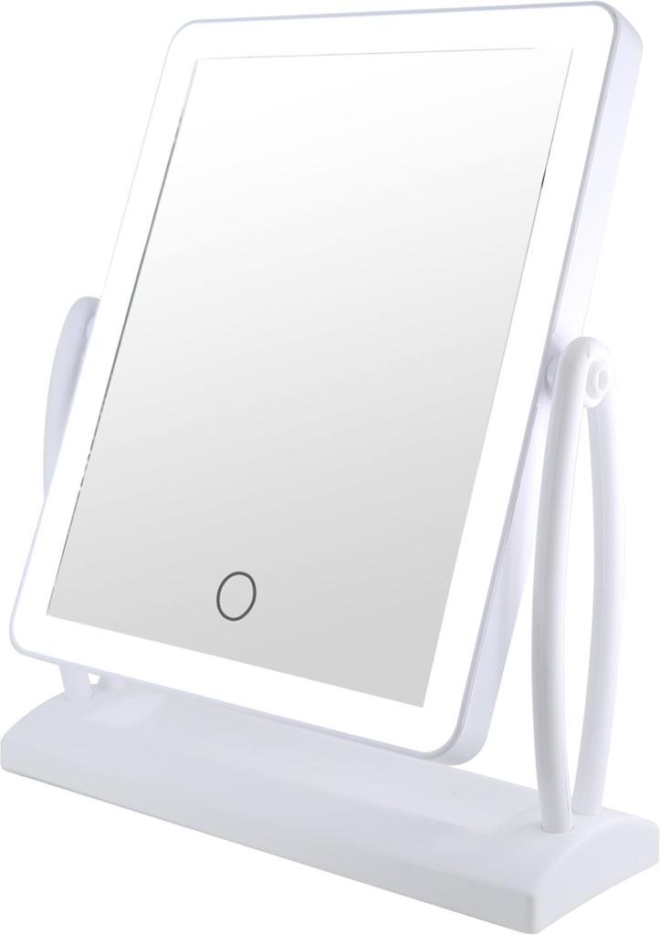 Trade One 30820 Tabletop Makeup Touch Brightness Angle LED Light Up Tabletop Mirror Mirror, Mirror, Lighted, Type, Adjustment, Adjustment, (Battery