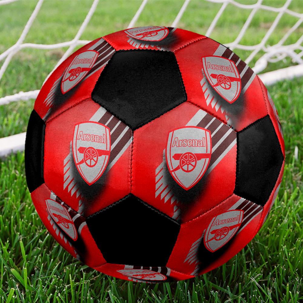 Arsenal Football Club2 Soccer Ball Colorful All Ages Machine Stitched PVC Competition Ready Durable High-Bounce.SIZE5